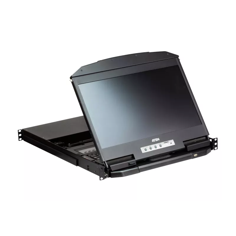 ATEN CL3884NW-ATA-ITG raamkonsool 47 cm (18,5 tolli) Must