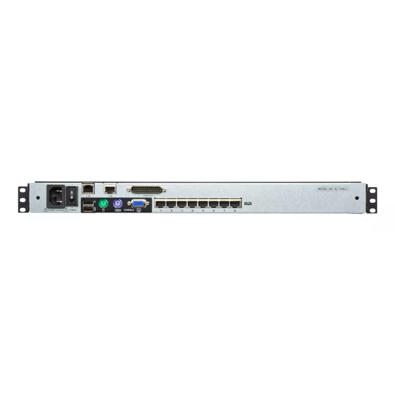 ATEN KL1508AIN raamikonsool 48,3 cm (19 tolli) 1280 x 1024 pikslit Metall Must 1U