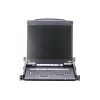 ATEN CL5716IM raamikonsool 43,2 cm (17 tolli) 1280 x 1024 pikslit Metall, Plast Must 1U