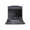ATEN CL5716N riiulikonsool 48,3 cm (19 tolli) 1280 x 1024 pikslit Metall, Plastik Must 1U