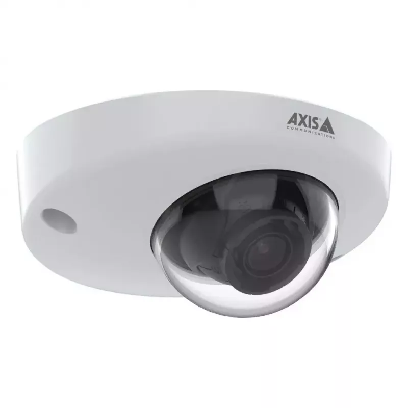 Kuplikujuline IP-turvakaamera AXIS 02502-001 — siseruumide lakke, 1920×1080, 3,6 mm objektiiv, 1/2,9 tolline CMOS, 0,04 lx, 250° pöördeulatus