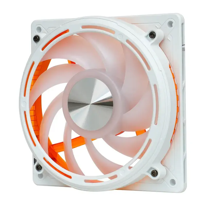 Jahutusventilaator Darkflash DE8 (valge) — üks korpuse/ventilaatori jahutus