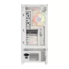 Arvutikorpus Darkflash AIRNOVA (valge) 3 eelpaigaldatud ventilaatoriga
