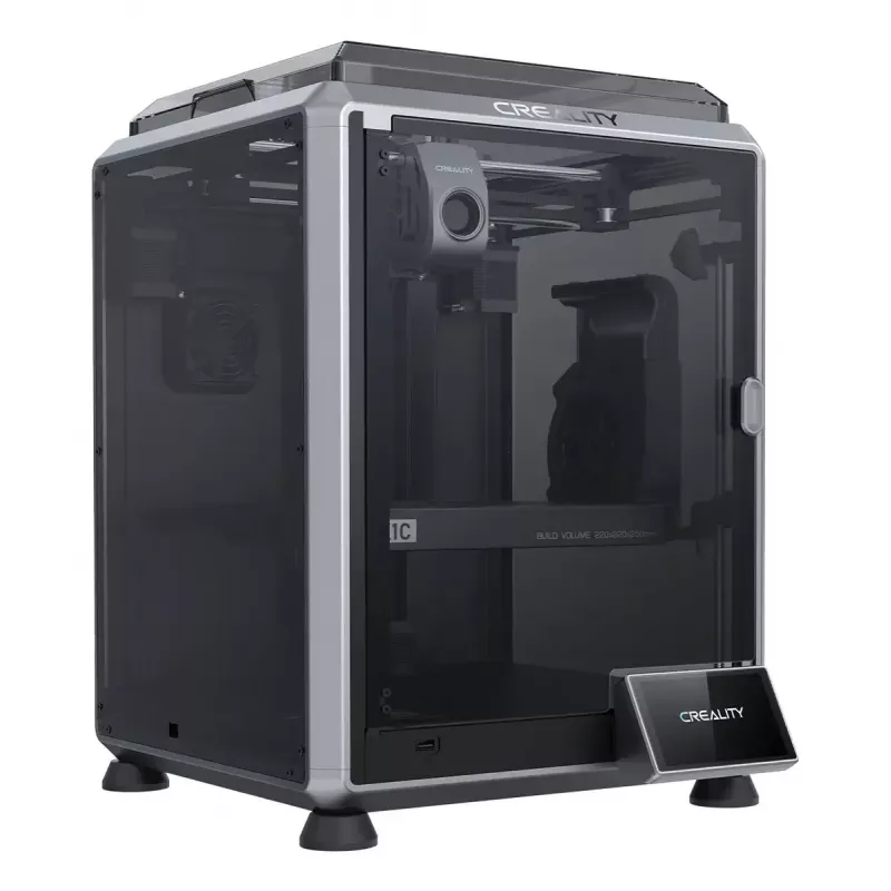 3D-Printer Creality K1C FDM Wi‑Fi — PLA/ABS/ASA/PETG/TPU, Kiht 0.1–0.35 mm, 4.3-tolline Puuteekraan, 100–240V