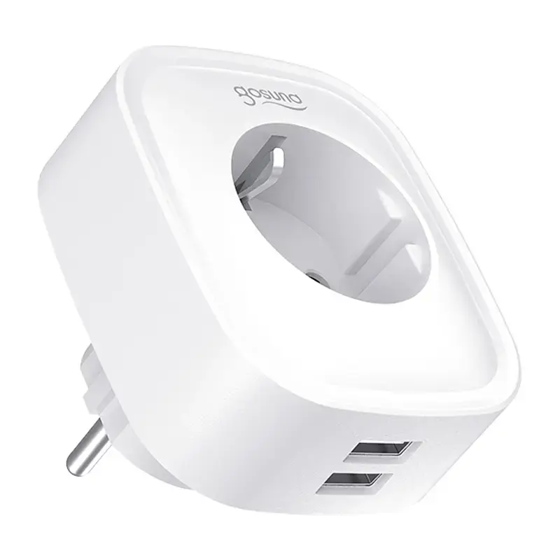 Nutikas WiFi pistikupesa Gosund SP112-M kahe USB-pordiga — kahe kaupa