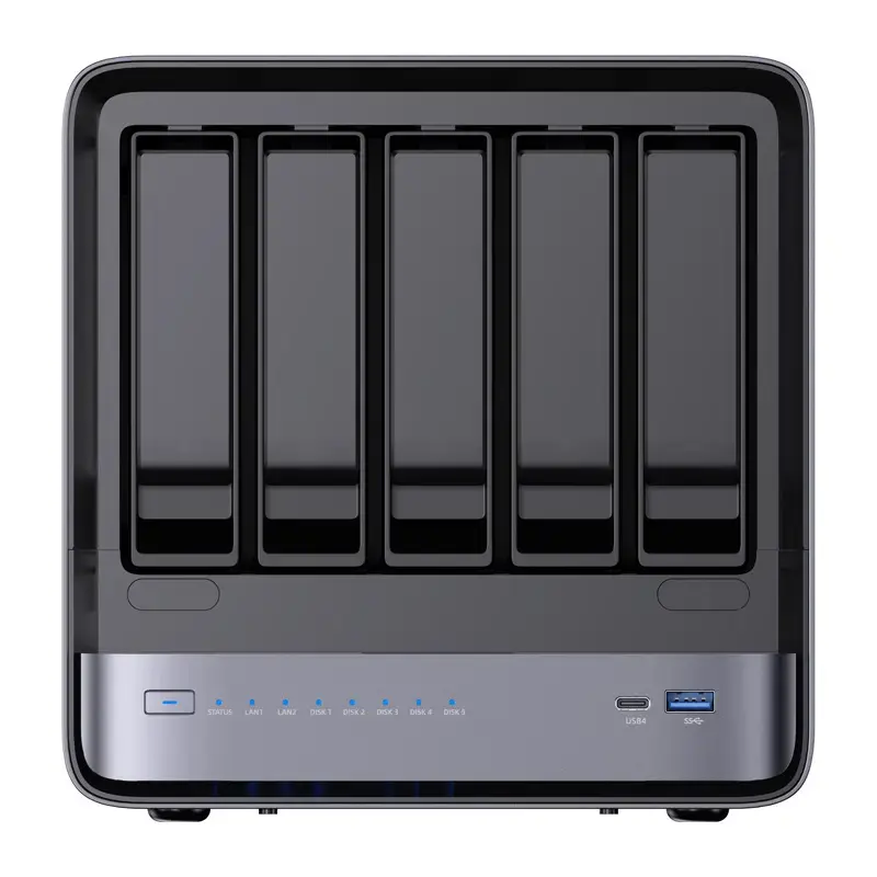 Mini-PC Minis Forum NAS N5 Pro AMD Ryzen AI 9 HX Pro 370, 32 GB muutmälu, 128 GB salvestusruum
