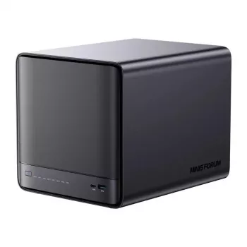 Mini-PC Minis Forum NAS N5 Pro AMD Ryzen AI 9 HX Pro 370, 32 GB muutmälu, 128 GB salvestusruum