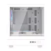 Darkflash arvutikorpus DB330M Valge v2 kolme eelpaigaldatud ventilaatoriga, micro-ATX/mATX tugi