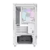 Darkflash arvutikorpus DB330M Valge v2 kolme eelpaigaldatud ventilaatoriga, micro-ATX/mATX tugi