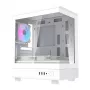 Darkflash arvutikorpus DB330M Valge v2 kolme eelpaigaldatud ventilaatoriga, micro-ATX/mATX tugi