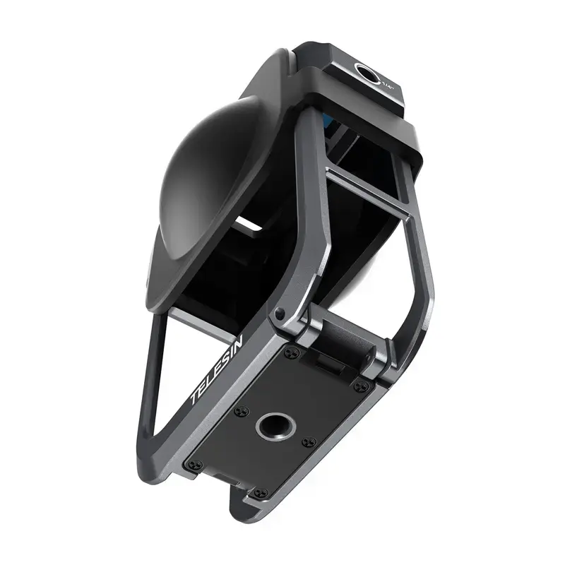 Metallist kaitsepuur Telesin DJI Osmo 360 jaoks – kerge metallsõrestik, kinnituspunktid