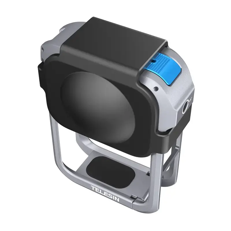 Metallist kaitsepuur Telesin DJI Osmo 360 jaoks – kerge metallsõrestik, kinnituspunktid