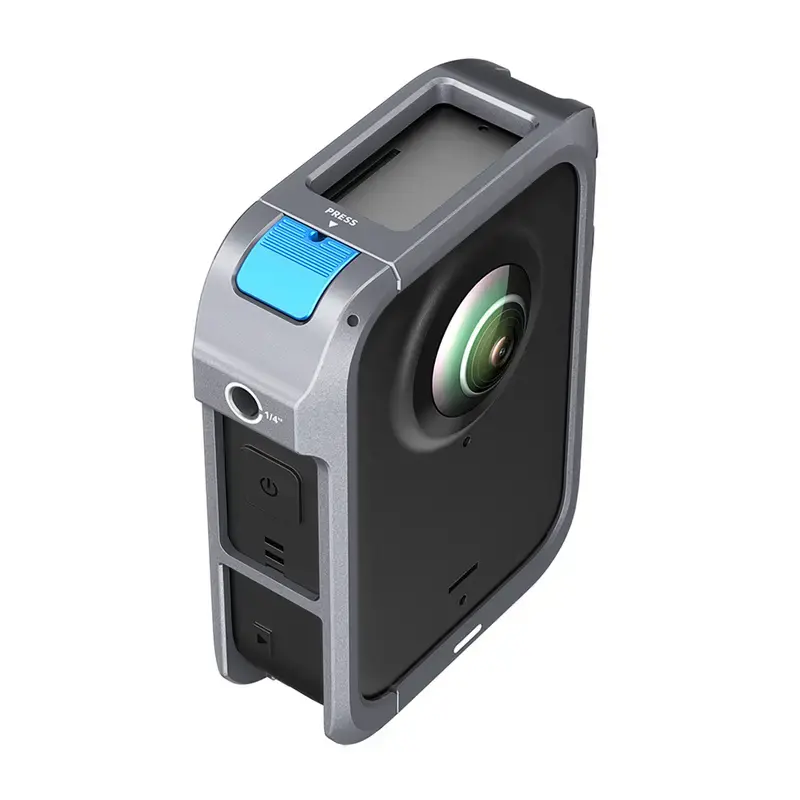 Metallist kaitsepuur Telesin DJI Osmo 360 jaoks – kerge metallsõrestik, kinnituspunktid