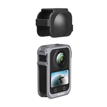 Metallist kaitsepuur Telesin DJI Osmo 360 jaoks – kerge metallsõrestik, kinnituspunktid