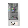 DarkFlash DS950V arvutikorpus sisseehitatud ekraaniga, valge, sisaldab 6 ventilaatorit