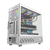 DarkFlash DS950V arvutikorpus sisseehitatud ekraaniga, valge, sisaldab 6 ventilaatorit
