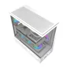 DarkFlash DS950V arvutikorpus sisseehitatud ekraaniga, valge, sisaldab 6 ventilaatorit