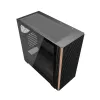 ATX korpus Darkflash DS900WS — mid-torn, ilma ventilaatoriteta, must