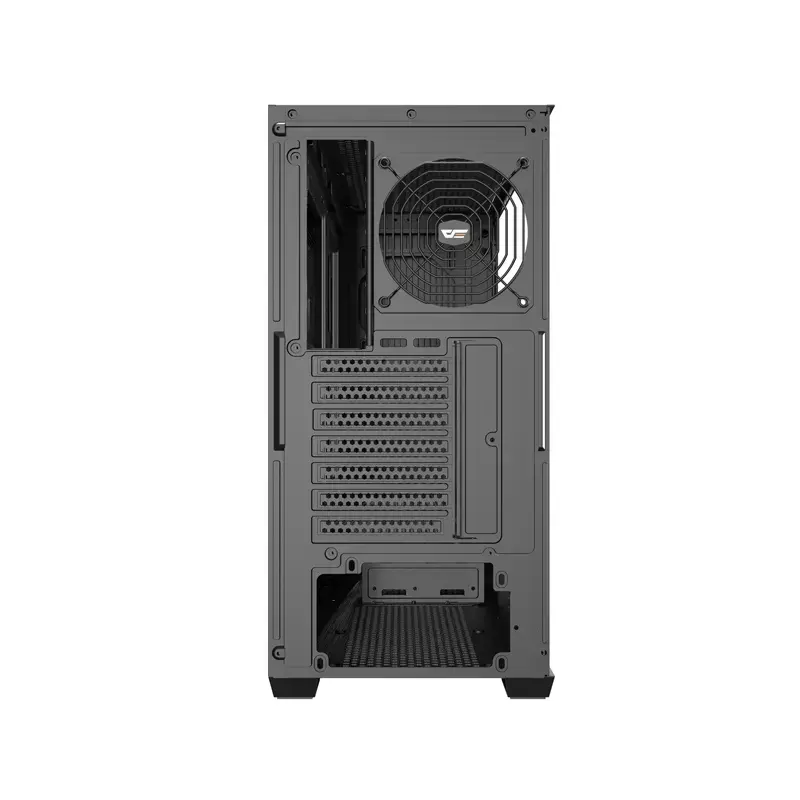 ATX korpus Darkflash DS900WS — mid-torn, ilma ventilaatoriteta, must