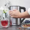 Elektriline veekeetja GASTROBACK Design Cool Touch 1,5 L 2200 W, roostevaba teras/must
