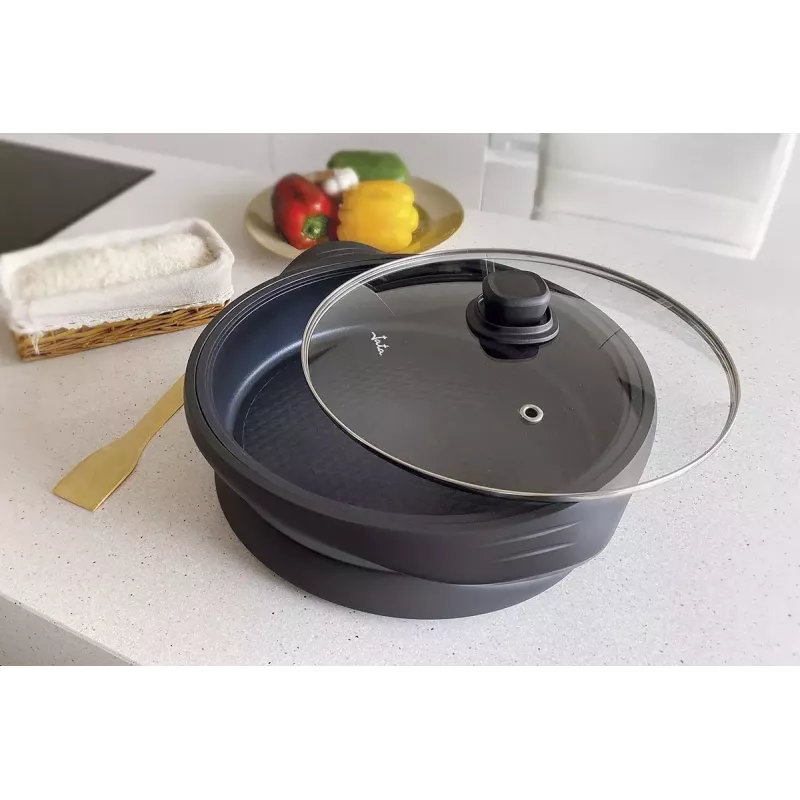 Elektriline paellapann Jata PE640 — ümmargune, 34 cm siseläbimõõt, kärgstruktuuriga mittenakkuv, 1600 W, 230 V