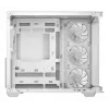 PC korpuse korpus DeepCool CG530U 4F valge — tagumine toiteplokk, toetab 3x120mm külje- + 1x120mm tagumist ventilaatorit, 120/140mm ventilaatorikinnitused, 2,5-tollised ja 3,5-tollised kõvakettad