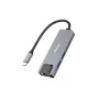 Equip 5 in 1 multifunktsionaalne adapter, 2.5GbE, USB-A x 2, USB-C x 1, USB-C, 100W USB PD
