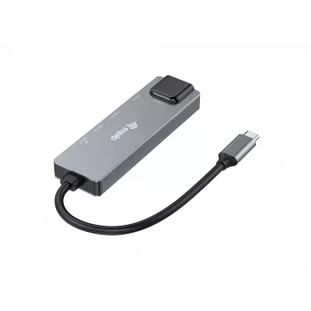 Equip 5 in 1 multifunktsionaalne adapter, 2.5GbE, USB-A x 2, USB-C x 1, USB-C, 100W USB PD