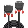 Lindy 10m DVI-D Single Link kaabel, Must Line, 10 m, DVI-D, DVI-D, isane, isane, must