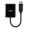 Lindy DisplayPort to 2 Port HDMI MST Hub, DisplayPort, 2 x HDMI, Male, Female, sirge, sirge