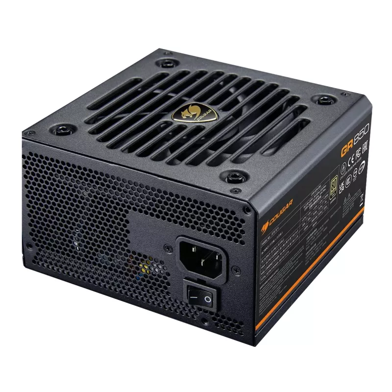 Toiteplokk Cougar GR 850W ATX3.1 PCIe 5.1 80 PLUS Gold, 850 W, 20+4 pin ATX, 120 mm ventilaator, must