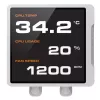 Kõik-ühes CPU vedelikjahuti Cougar Poseidon Vistek Pro 240, ARGB, 120 mm ventilaatorid, valge