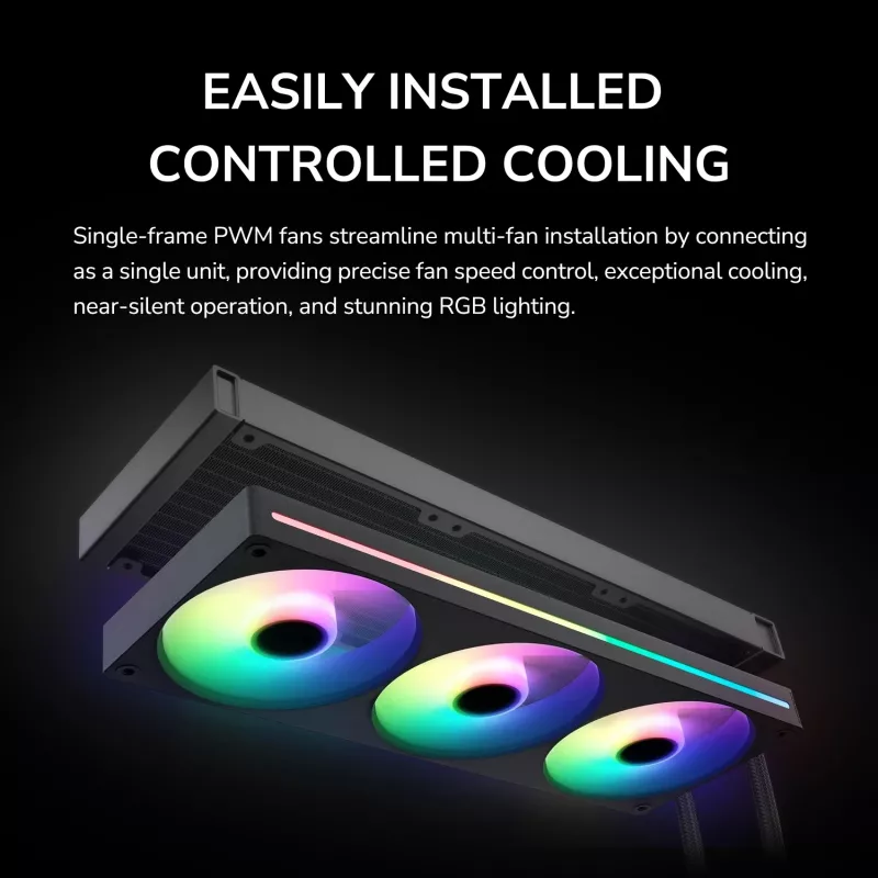Kõik-ühes CPU vedelikjahuti Cougar Poseidon Vistek Pro 240, ARGB, 120 mm ventilaatorid, valge