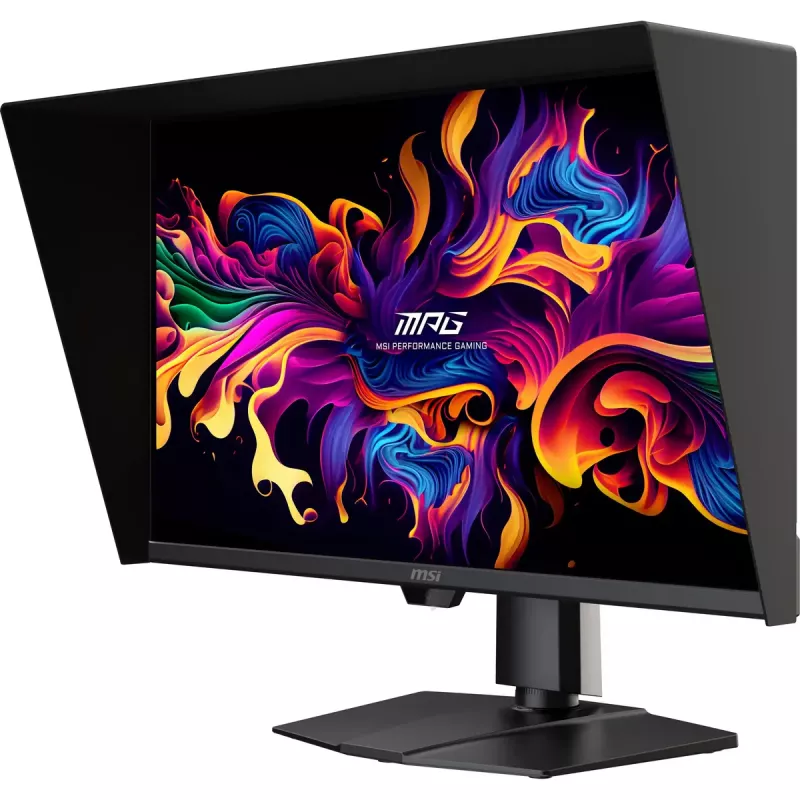 Arvutimonitor MSI MPG 271QRDE QD-OLED X50, 26,5 tolli (67,3 cm), 2560×1440, QD-OLED, 1 ms, 16:9, USB 2.0 jaotur, VESA, kõrguse reguleerimine, must