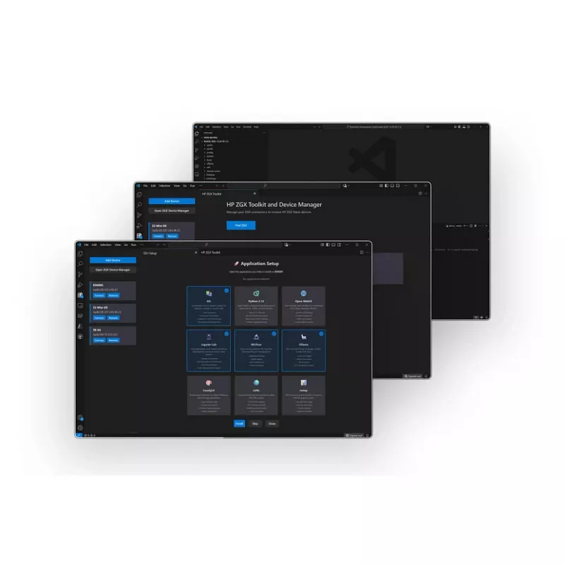 HP ZGX Nano G1n AI GB10 128 GB LPDDR5x-SDRAM 4 TB SSD Linux Mini PC tööjaam AI tööjaam, AI-arvuti Must