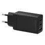 dbramante1928 re-charge IT ELi seinilaadija — 2× USB‑C 65W + 1× USB‑A, siseruumidesse, AC, must