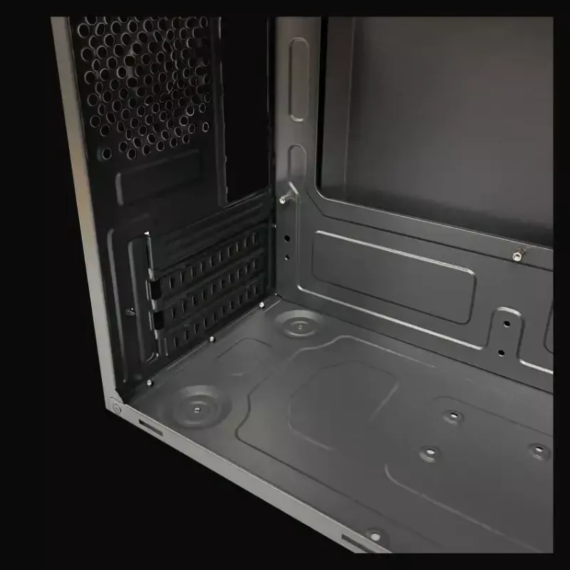 PC Micro Torni korpuse LC-Power 2004MB-V3, Micro-ATX/Mini-ITX, must, ülemine toiteplokk, toetab 2×3,5 tolli + 2×2,5 tolli, USB 3.2 Gen1