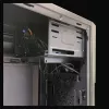 PC Micro Torni korpuse LC-Power 2004MB-V3, Micro-ATX/Mini-ITX, must, ülemine toiteplokk, toetab 2×3,5 tolli + 2×2,5 tolli, USB 3.2 Gen1