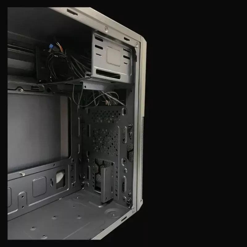 PC Micro Torni korpuse LC-Power 2004MB-V3, Micro-ATX/Mini-ITX, must, ülemine toiteplokk, toetab 2×3,5 tolli + 2×2,5 tolli, USB 3.2 Gen1