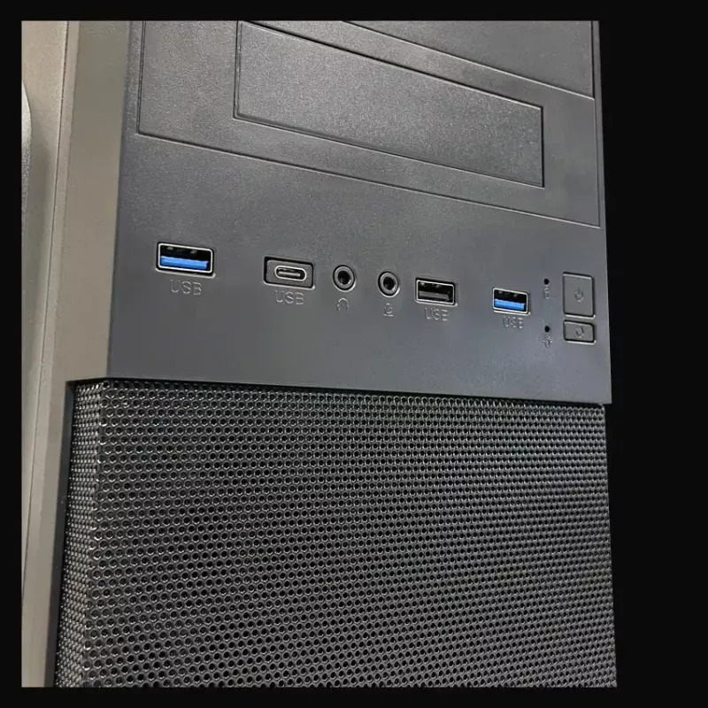 PC Micro Torni korpuse LC-Power 2004MB-V3, Micro-ATX/Mini-ITX, must, ülemine toiteplokk, toetab 2×3,5 tolli + 2×2,5 tolli, USB 3.2 Gen1