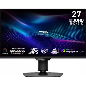 MSI MAG 274UPDFDE E16M arvutimonitor 68.6 cm (27 tolli) 3840 x 2160 pikslit 4K Ultra HD LED Must
