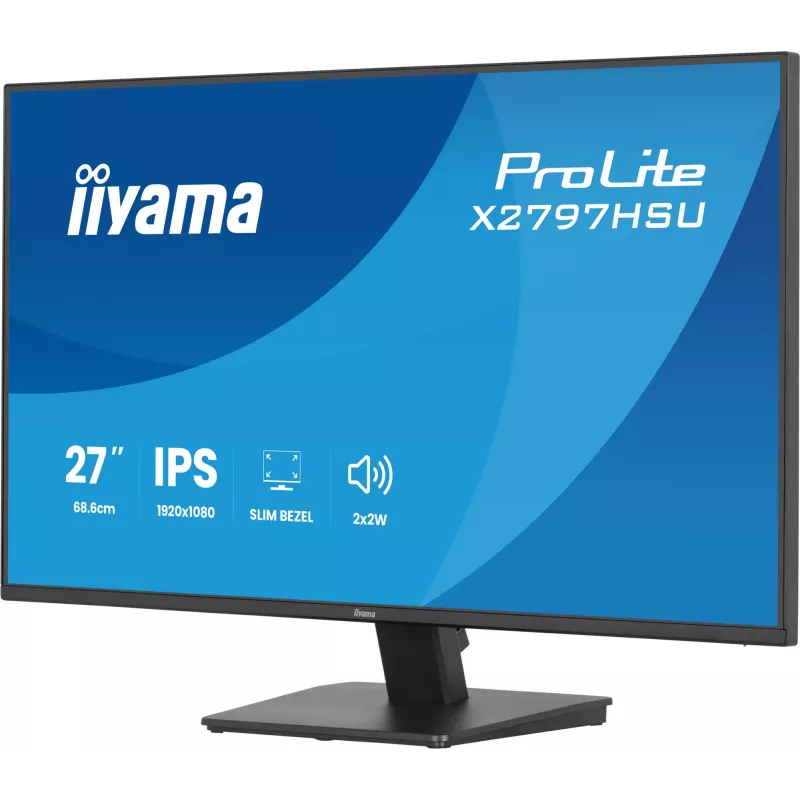 Arvutimonitor IIYAMA ProLite X2797HSU-B1 27 tolli (68,6 cm) Full HD 1920×1080 LED matt 4 ms USB 3.2 Gen 1 kõlarid VESA must