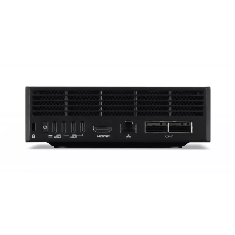 Mini-arvuti tööjaam Acer Veriton VGN100 GB10, 128 GB LPDDR5x, 4 TB SSD, NVIDIA Mustwell, DGX OS, must/hall
