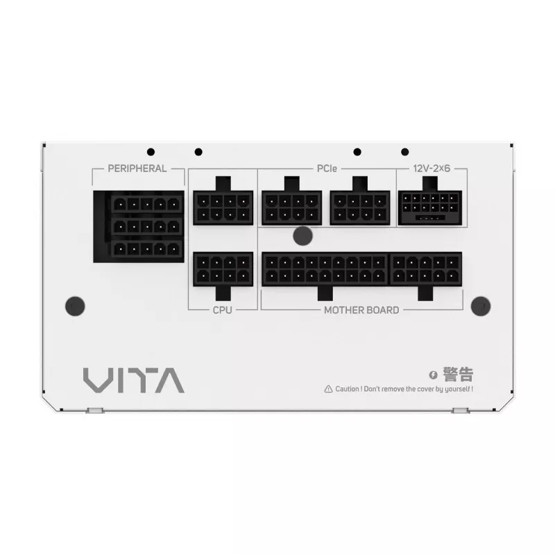 FSP VITA GM 1000W valge toiteplokk ATX ATX3.1 valge