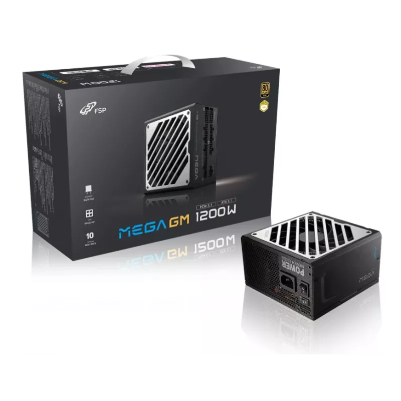 FSP MEGA GM 1200W toiteplokk ATX ATX3.1 Must