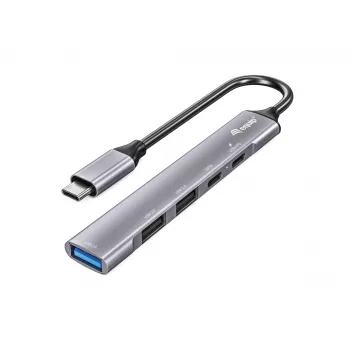 Equip 5-pordiline USB 3.0/2.0 jaotur USB-C PD-ga