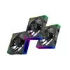 XILENCE XPF360R.ARGB 120 mm PC korpuse ventilaatorite 3-pakk, hüdrauliline laager, 1,9 mmH2O, 7–13,2 V, must