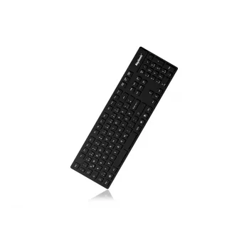 KeySonic KSK-8030 IN (DE) must klaviatuur tööstuslik USB QWERTZ saksa