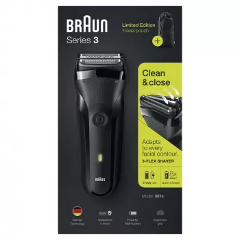 Braun Series 3 301s fooliumhabemenuga trimmer Must