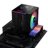 XPG MAESTRO PLUS 62DA protsessori õhkjahuti, Õhkjahuti, 12 cm, Must